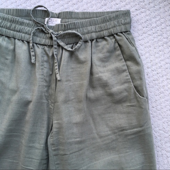 J. Crew - Cropped Drawstring Pants w/ Cuffs - Picture 2 of 6